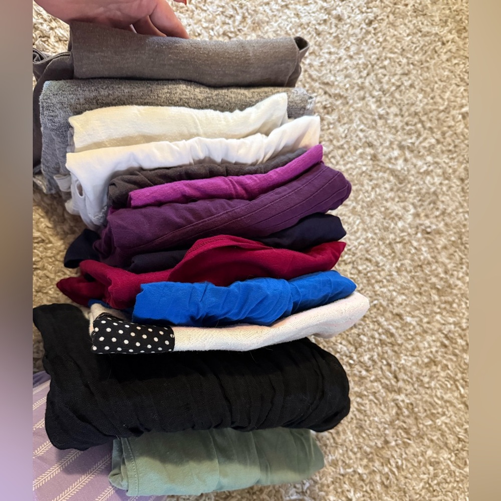 Bundle of maternity tops